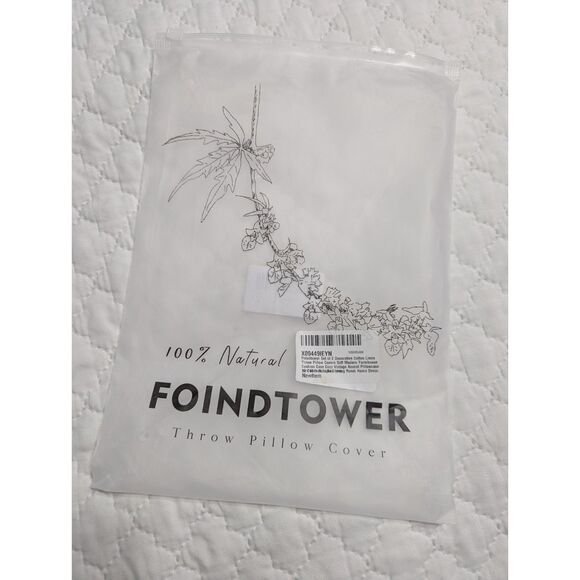 🪴 Foindtower Desert Green Linen Pillow Covers 18x18 Set of 2 - Picture 7 of 8